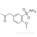 Benzenossulfonamida, 2-metoxi-5- (2-oxopropil) CAS 116091-63-5